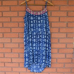 3/$20 NWT 2 Kiwi+Punch- Blue&White Tribal Design Dresses